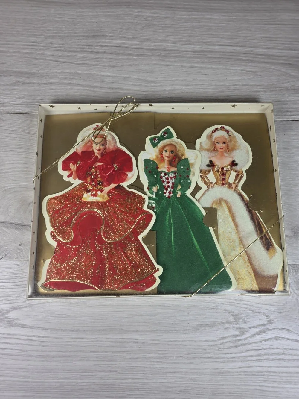 1995 Hallmark Barbie Holiday Collection Displayable Greeting Cards Envelopes SU5